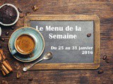 Le Menu de la Semaine – S4