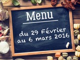 Le Menu de la Semaine – S9