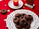 Linzele ♥ Chocolate & Jam cookies for Christmas