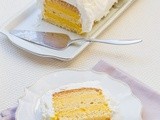 Mango-Lime curd Layer Cake