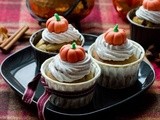 Pumpkin & chocolate chips cupcakes, Cinamon buttercream
