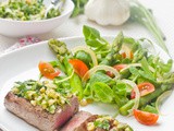 Steak d’Agneau, Gremolata aux Herbes & Citron confit