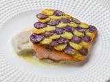 Trout in Vitelotte scale & Mashed Jerusalem artichokes