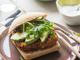 Veggie Burger au Quinoa, Haricots rouges & Maïs