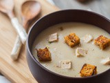 Velouté de Châtaigne au Foie gras & Croûtons de Pain d’épice