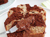 Banana bread marbré au chocolat, recette facile