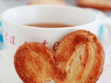 Biscuits palmiers, recette facile et rapide