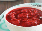 Coulis de fraises avec cuisson, recette facile rapide