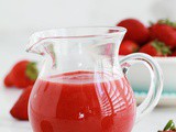 Coulis de fraises maison, recette facile