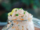 Rillettes de saumon surgelé sans beurre (au fromage frais)