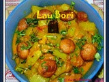 Lau Bori (Bottle Gourd with Fried Lentil Dumpling )