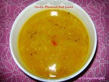 Masoor Dal  (Garlic Flavored Red Lentil)