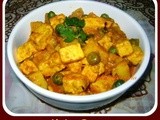 Matar Paneer ~ Pure Veg Version (no onion no garlic)