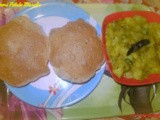 Poori Aloo Masala (Fried Bread and Spicy Potato)