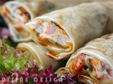 Vietnamese spring rolls with rice paper