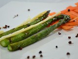 Asperges vertes à la poêle