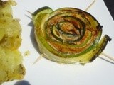 Brochette de courgette