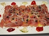 Carpaccio de thon