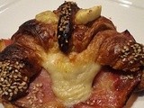 Croissants au jambon