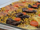 Gratin de pâtes et aubergines