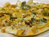 Omelette à la courgette