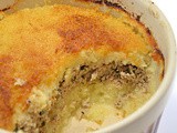 Parmentier de céleri à la volaille