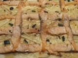Pizza au saumon