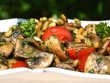 Salade aux champignons