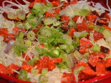 Salade de chou blanc et chorizo