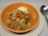 Soupe au saumon