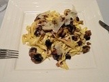 Tagliatelles aux marrons et champignons