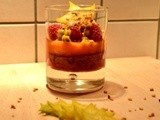 Verrine de fruits