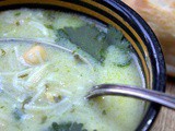 Chorba beida (soupe algéroise au poulet)