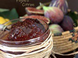 Confiture de figues au citron