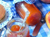 Confiture de pêches aux épices