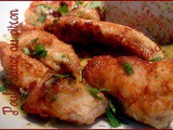 Emince de poulet sauce beurre citron