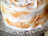 Gateau au chocolat meringue au citron