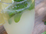 Limonade libanaise au citron (menthe et fleur d’oranger)