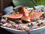 Pain perdu aux figues et fruits rouges