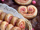 Petits palmiers feuilletés sucrés aux pralines