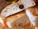 Recette focaccia tomate olive