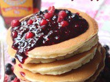 Recette pancakes a l’ancienne aux fruits rouges