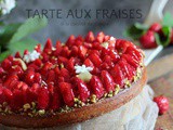 Tarte aux fraises crème pâtissière