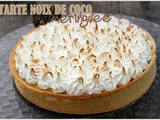 Tarte noix de coco meringuée