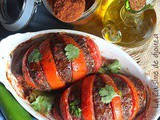 Tomates farcies au boeuf épicé tandoori
