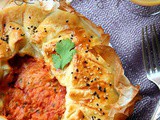 Tourte au thon et tomates (pâte feuilletée)