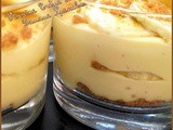 Verrine creme anglaise banane speculoos