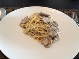 Verse pasta met champignons en gorgonzola – vegetarisch
