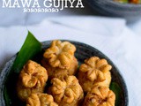 Baked mawa gujiyas- how to make baked mawa gujiya
