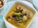 Chuin -Aloo –Baigan-Badhi- Tarkari( Drumstick-Potato -Brinjal in mustard sauce)